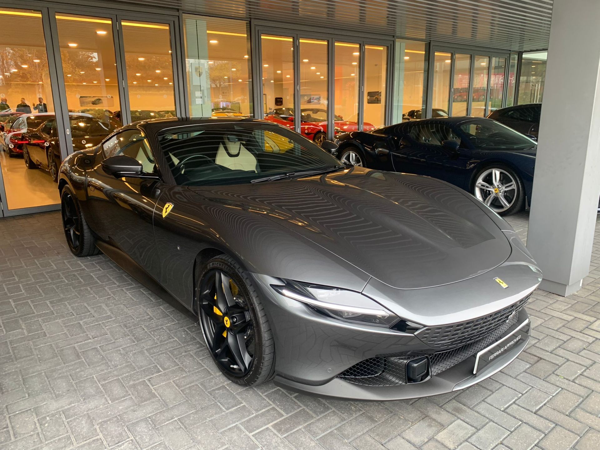 Ferrari Roma at a prestige dealership